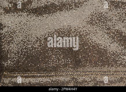 Toile dorée scintillante, cadre intégral Banque D'Images