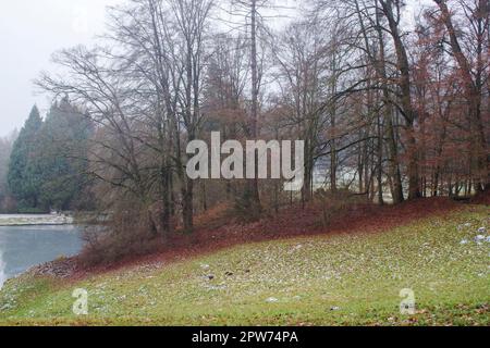 Bergpark Wilhelmshoehe à Kassel en Allemagne, un parc de paysages unique à Kassel en Allemagne Banque D'Images