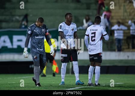 Campinas, Brésil. 28th avril 2023. SP - CAMPINAS - 04/28/2023 - BRASILEIRO B 2023, GUARANI X ITUANO - Jeferson Paulino gardien d'Ituano lors d'un match contre Guarani au stade Brinco de Ouro pour le championnat BRÉSILIEN B 2023. Photo: Diogo Reis/AGIF/Sipa USA crédit: SIPA USA/Alay Live News Banque D'Images