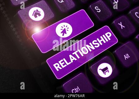 Affiche affichant la relation, aperçu de l'entreprise développement du processus de réussite de la croissance de l'entreprise et travail d'équipe Banque D'Images