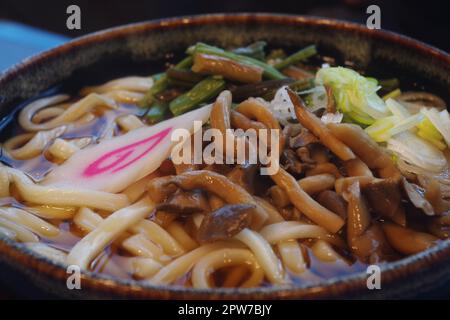 Nouilles Sansai Udon au Japon Banque D'Images