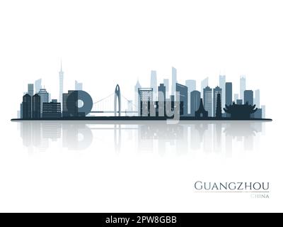 Guangzhou 01-10 (noir) Illustration de Vecteur
