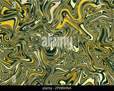 Marbre liquide abstrait de couleur naturelle pastel. Motif vagues fluides. Illustration de Vecteur