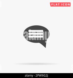 Clavarder. Symbole noir plat simple avec ombre sur fond blanc. Pictogramme d'illustration vectorielle Illustration de Vecteur