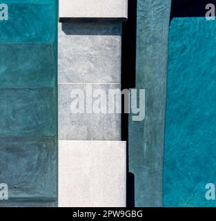 Image détaillée d'une piscine Banque D'Images