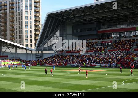 Londres, Royaume-Uni. 29th avril 2023. Pré-mach lors du match de Premier League entre Brentford et Nottingham Forest au Gtech Community Stadium, Londres, Angleterre, le 29 avril 2023. Photo par Pedro Soares. Utilisation éditoriale uniquement, licence requise pour une utilisation commerciale. Aucune utilisation dans les Paris, les jeux ou les publications d'un seul club/ligue/joueur. Crédit : UK Sports pics Ltd/Alay Live News Banque D'Images