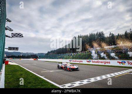 Stavelot, Belgique. 29th avril 2023. Pendant les 6 heures de Spa-Francorchamps 2023, 3rd tour du Championnat du monde d'endurance 2023 de la FIA, de 27 avril à 29, 2023 sur le circuit de Spa-Francorchamps, à Stavelot, Belgique - photo Frédéric le Floc'h/DPPI crédit: DPPI Media/Alamy Live News Banque D'Images