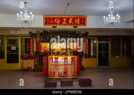 Grand temple taoïste philippin Kiu Siao Banque D'Images