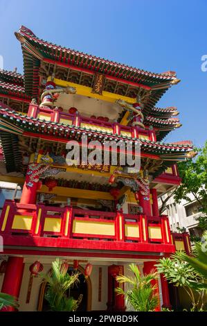 Grand temple taoïste philippin Kiu Siao Banque D'Images