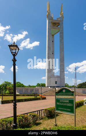 Le cercle commémoratif de Quezon, Manille, Philippines Banque D'Images