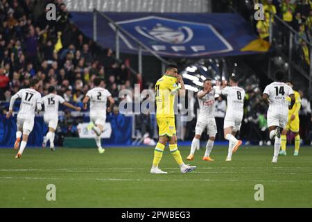 Julien Mattia / le Pictorium - Nantes - Toulouse : finale de la coupe française au Stade de France - 28/2/2017 - France / Ile-de-France (région) / Saint Denis - action lors de la finale de la coupe française de football entre Nantes et Toulouse au Stade de France Banque D'Images