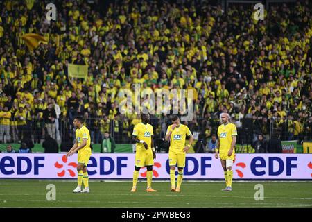 Julien Mattia / le Pictorium - Nantes - Toulouse : finale de la coupe française au Stade de France - 28/2/2017 - France / Ile-de-France (région) / Saint Denis - action lors de la finale de la coupe française de football entre Nantes et Toulouse au Stade de France Banque D'Images