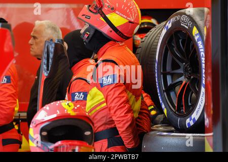 Stavelot, Belgique. 29th avril 2023. michelin, tire, pneu, pendant les 6 heures de Spa-Francorchamps 2023, 3rd tour du Championnat du monde d'Endurance 2023 de la FIA, de 27 avril à 29, 2023 sur le circuit de Spa-Francorchamps, à Stavelot, Belgique - photo Frédéric le Floc'h/DPPI crédit: DPPI Media/Alamy Live News Banque D'Images