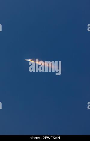 Lancement de Space X Starship, Boca Chica, Texas, Amérique Banque D'Images