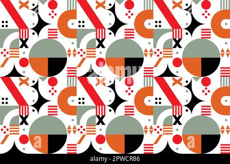 Motifs abstraits avec formes et formes simples. Utile pour créer des invitations, des bannières, des affiches, des prospectus, des tirages, étiquettes. Illustration vectorielle Illustration de Vecteur