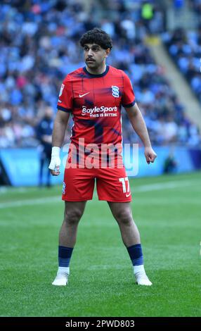 Coventry, Royaume-Uni. 30th avril 2023. 29th avril 2023 ; Coventry Building Society Arena, Coventry, Angleterre ; EFL Championship, Coventry City versus Birmingham City ; Reda Khadra de Birmingham City Credit: Action plus Sports Images/Alamy Live News Banque D'Images