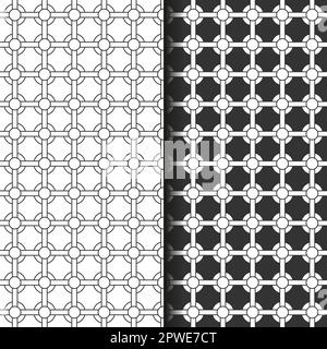 Motif abstrait vectoriel sans couture adapté au design intérieur Illustration de Vecteur
