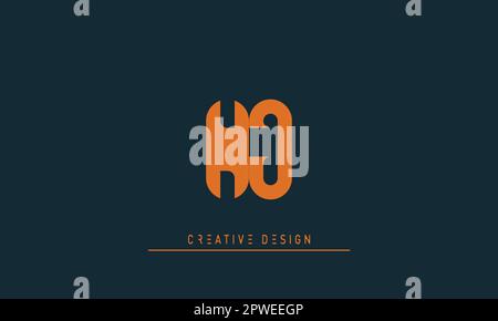Lettres alphabet Modern Creative logo NJ , JN Illustration de Vecteur