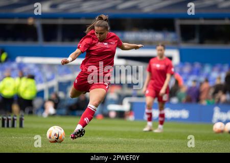 Birmingham, Royaume-Uni. 30th avril 2023. ABI Harrison pendant le championnat féminin Barclays FA entre Birmingham City et Bristol City à St Andrew’s. Crédit : Ryan Asman/Alay Live News Banque D'Images