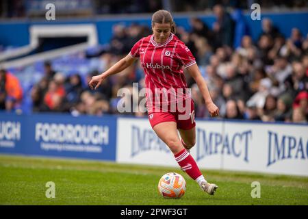 Birmingham, Royaume-Uni. 30th avril 2023. Chloe Bull pendant le championnat féminin Barclays FA entre Birmingham City et Bristol City à St Andrew’s. Crédit : Ryan Asman/Alay Live News Banque D'Images