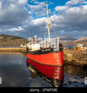 The Vital Spark, nommé d'après le bouffeur fictif apparu dans les livres Para Handy, écrit par Neil Munro Banque D'Images