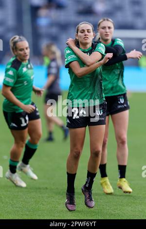 Sydney, Australie. 30th avril 2023. Julia Sardo de Western United et du FC de Sydney au stade CommBank sur 30 avril 2023 à Sydney, Australie crédit : IOIO IMAGES/Alamy Live News Banque D'Images