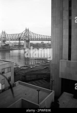 Bridge, New York, États-Unis, avril 1977 Banque D'Images