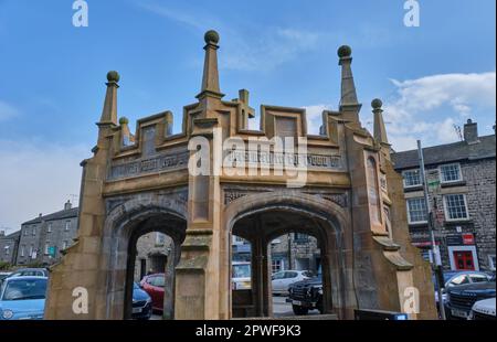 Place du marché, Kirkby Lonsdale, Cumbria Banque D'Images