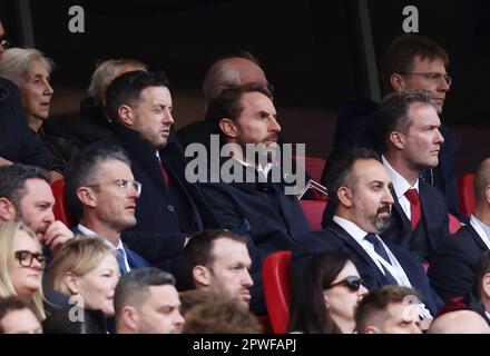 Liverpool, Royaume-Uni. 30th avril 2023. Gareth Southgate, directeur de l'Angleterre, regarde le match de la Premier League à Anfield, Liverpool. Crédit photo à lire: Darren Staples/Sportimage crédit: Sportimage Ltd/Alay Live News Banque D'Images