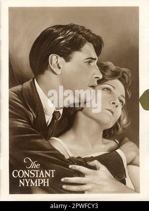 IVOR NOVELLO et MABEL POULTON dans LA CONSTANTE NYMPHE 1928 réalisateur ADRIAN BRUNEL jouer / adaptation d'écran Margaret Kennedy et Basil Dean continuité Alma Reville producteurs Michael Balcon et Basil Dean Gainsborough Pictures / Woolf et Freedman film Service Banque D'Images