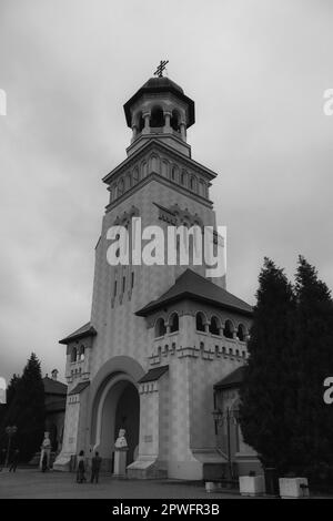 La cathédrale de Coronation à Alba Iulia immortalisée sous différents angles Banque D'Images