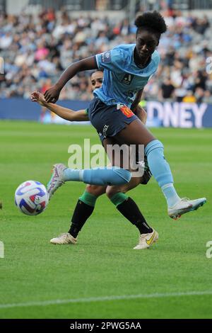 Sydney, Nouvelle-Galles du Sud, Australie. 30th avril 2023. 30 avril 2023, Sydney AustraliaPrincess lbini-lsei à l'action pendant la Grande finale de football Liberty A- League féminine au stade Commbank, Sydney, Australie (Credit image: © Danish Ravi/ZUMA Press Wire) USAGE ÉDITORIAL SEULEMENT! Non destiné À un usage commercial ! Banque D'Images