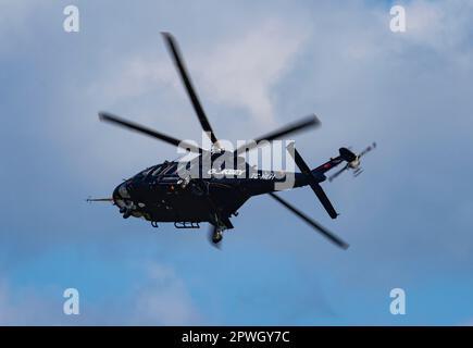 TAI T625 HÉLICOPTÈRE À USAGE GÉNÉRAL Gökbey hélicoptère Istanbul Turquie 04,29. 2023 en vol au spectacle aérien Teknofest 2023 Banque D'Images