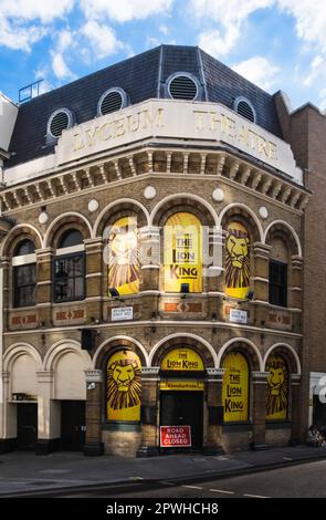 Londres, Royaume-Uni, septembre 2022, vue sur le Lyceum Theatre dans l'extrémité ouest de la capitale Banque D'Images