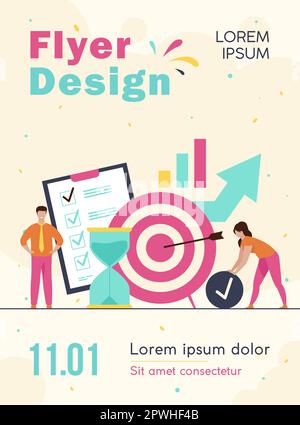 De minuscules personnes développant un système de contrôle de soi Illustration de Vecteur