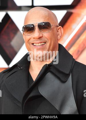 Vin Diesel participe au Gala européen de Marvel Studios 'Guardians of the Galaxy. Vol 3' à Disneyland Paris Banque D'Images