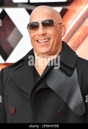 Vin Diesel participe au Gala européen de Marvel Studios 'Guardians of the Galaxy. Vol 3' à Disneyland Paris Banque D'Images