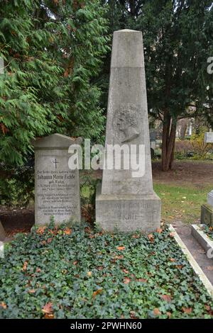 Grave, Johann Gottlieb Fichte, cimetière de Dorothesenstaedtischer, Chausseestrasse, Mitte, Berlin, Allemagne Banque D'Images