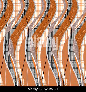 Motif Geometrilac pour combinaison et drap de lit pour femme Illustration de Vecteur