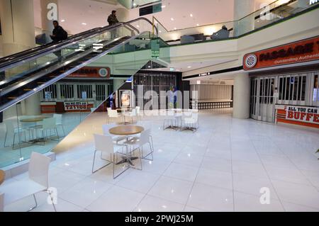 Niveau inférieur de l'intérieur du centre commercial Park Lane sur Spring Garden Road au centre-ville de Halifax, Nouvelle-Écosse, Halifax Banque D'Images