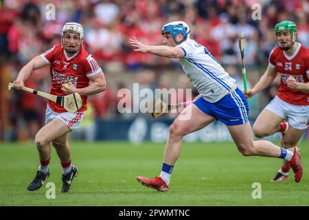 30 avril 2023, Cork, Irlande - Munster Senior Hurling Championship entre Cork et Waterford à Pairc UI Chaoimh Banque D'Images