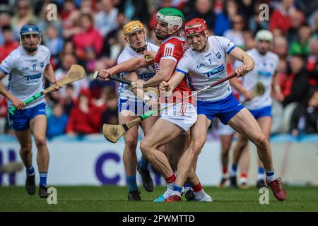 30 avril 2023, Cork, Irlande - Munster Senior Hurling Championship entre Cork et Waterford à Pairc UI Chaoimh Banque D'Images