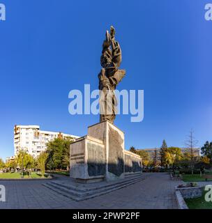 Une photo du Monument de l'indépendance à Iasi. Banque D'Images