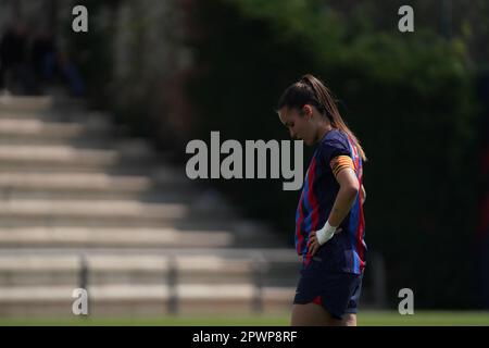 FC Barcelona B Femenino 3-2 RCDEspanyol Femenino Banque D'Images