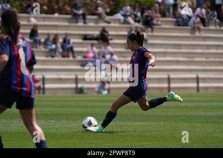 FC Barcelona B Femenino 3-2 RCDEspanyol Femenino Banque D'Images