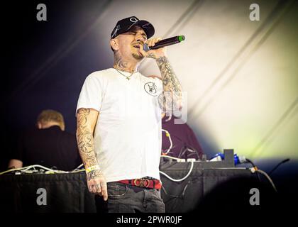 East 17, main Stage, Poptasia Festival, Gloucester Park, Basildon, Essex © Clarissa Debenham (Photographie sans film) / Alay Banque D'Images