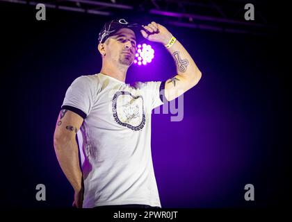 East 17, main Stage, Poptasia Festival, Gloucester Park, Basildon, Essex © Clarissa Debenham (Photographie sans film) / Alay Banque D'Images