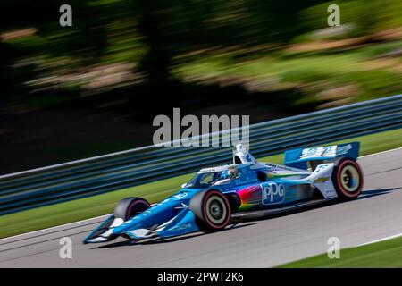 JOSEF NEWGARDEN (2), de Nashville, Tennessee, se produit à tour de rôle lors du Grand Prix d'Indy pour enfants d'Alabama au Barber Motorsports Park à Birmingham AL.(Credit image: © Riley W Thompson Grindstone Media Group/action Sports Photography/Cal Sport Media) Banque D'Images