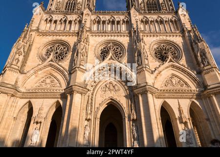 Cathédrale d'Orléans, cathédrale Sainte-Croix d'Orléans est une église catholique romaine de la place Sainte-Croix, Orléans, France. Banque D'Images