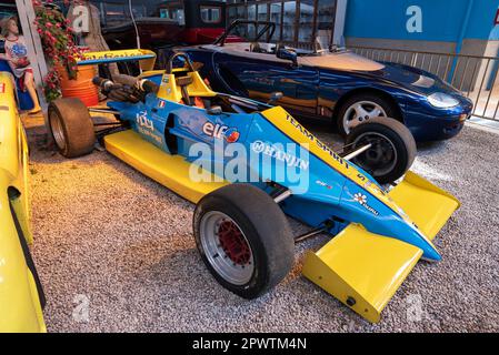 1991 Swift Renault DB5 Formula car exposée au Musée de l'automobile Reims-Champagne. Banque D'Images